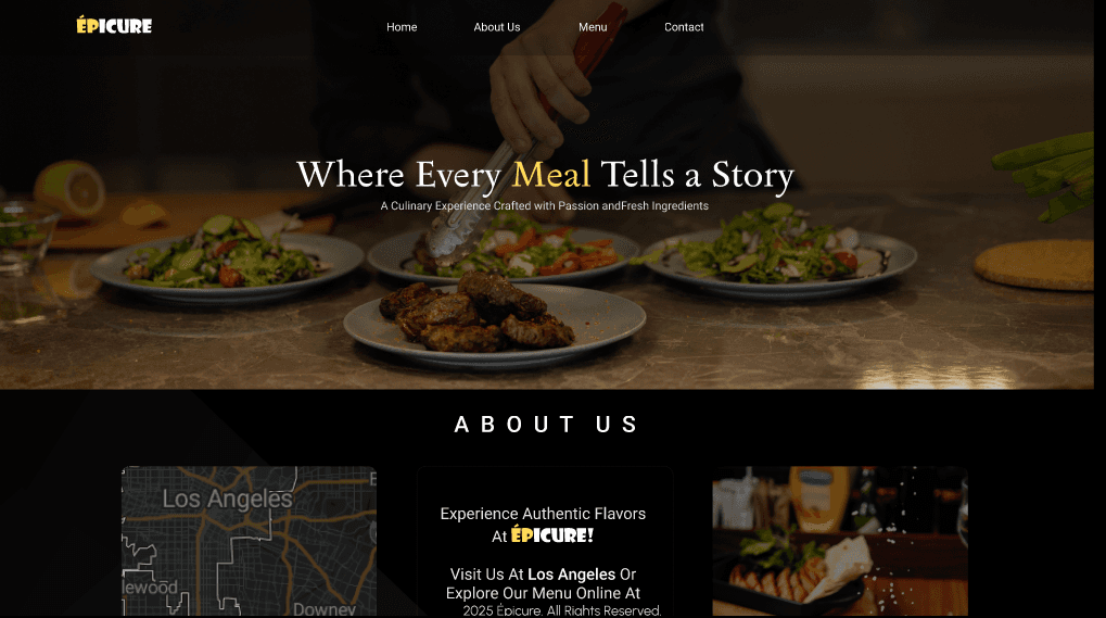 Restaurant Website